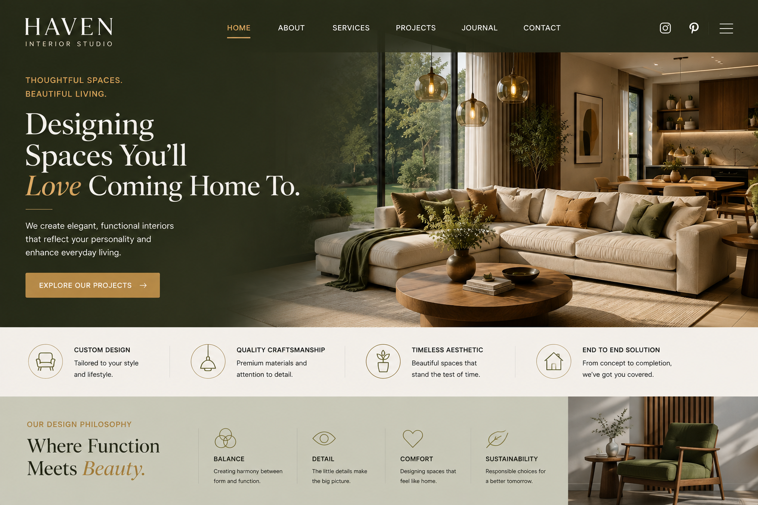 Haven website
