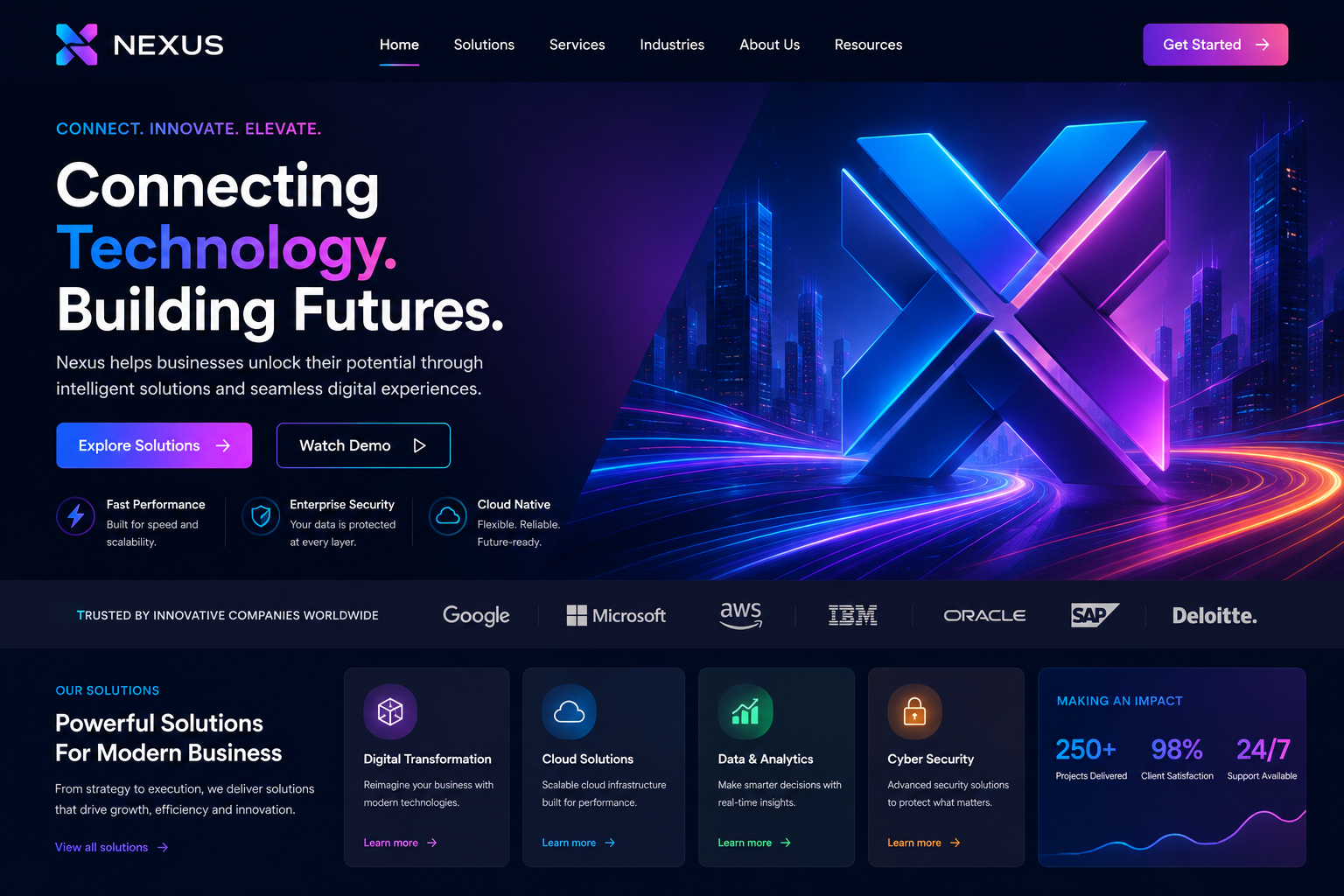 Nexus website